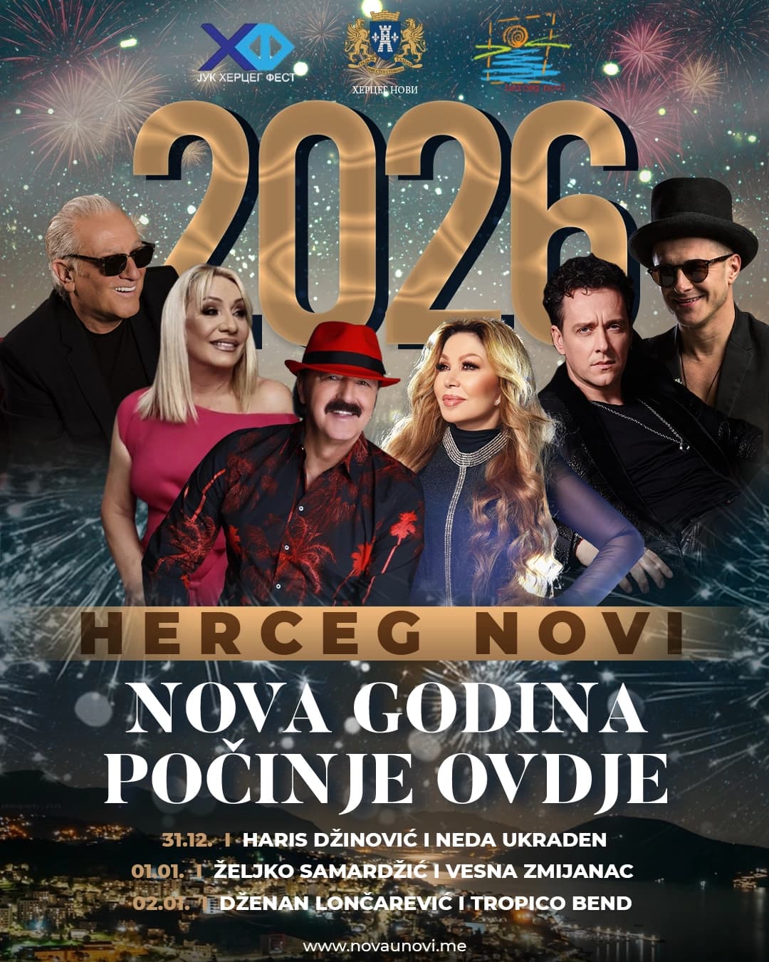 Nova godina u Igalu i Herceg Novom