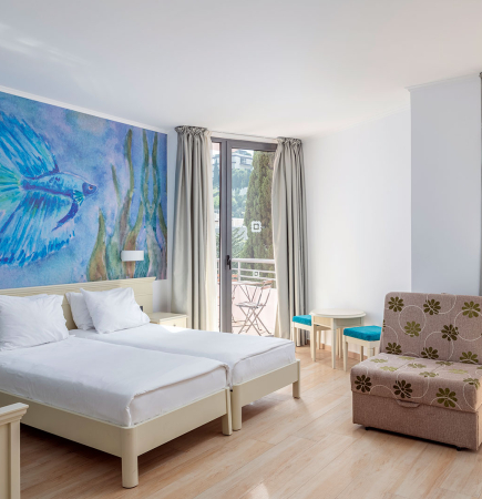 Junior suite, pogled bašta